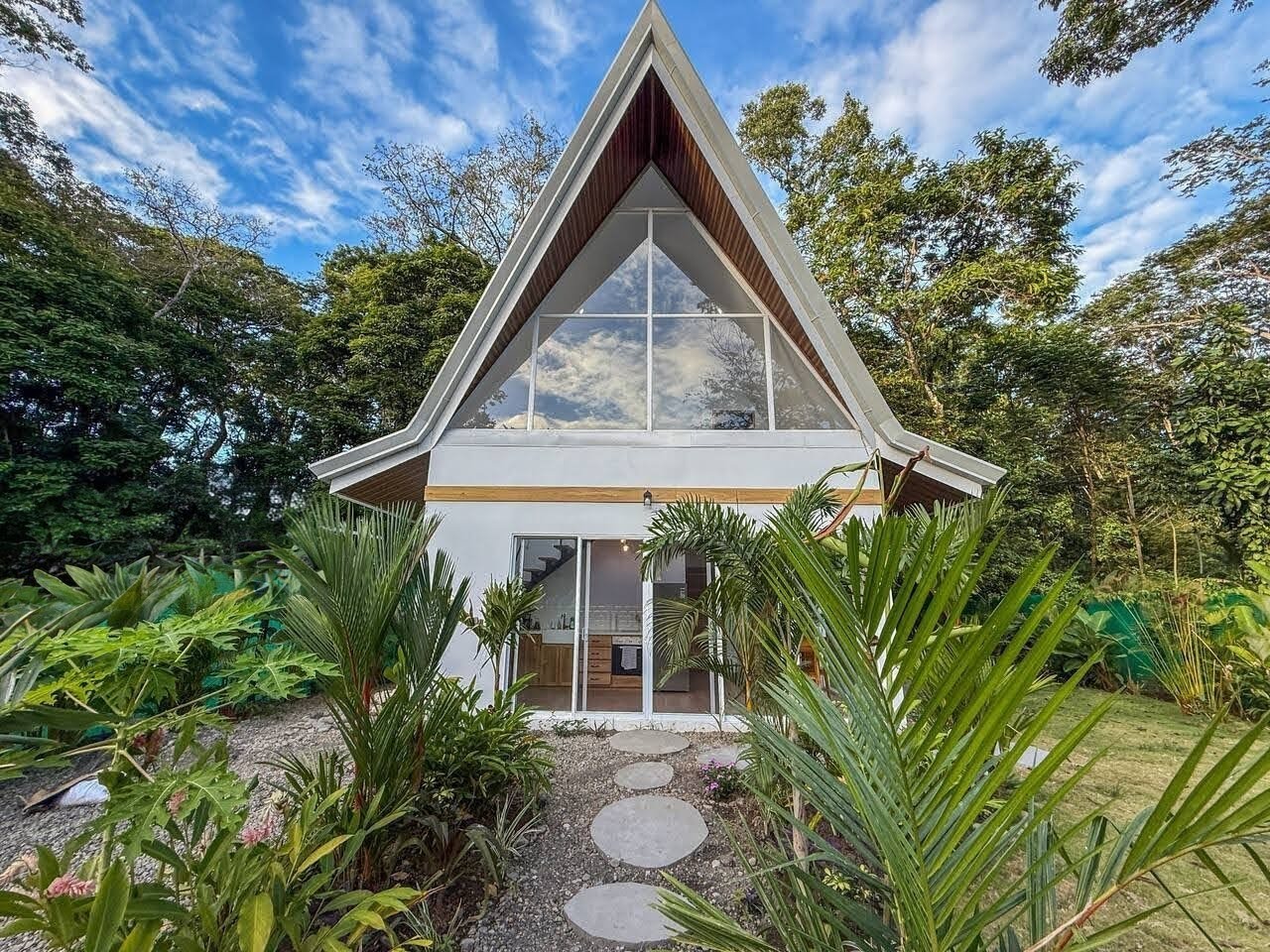 Crystal Jungle Villa exterior — luxury jungle villa and private vacation rental in Puerto Viejo de Talamanca, Costa Rica