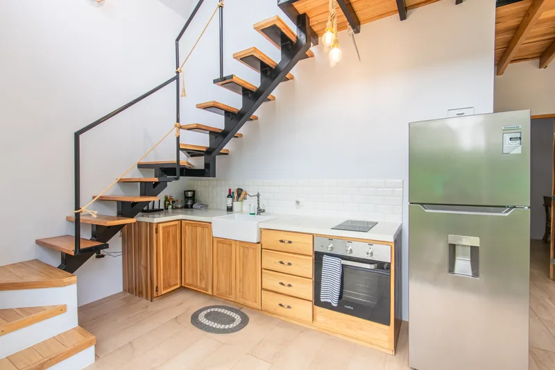 Fully equipped kitchen at Crystal Jungle Villa