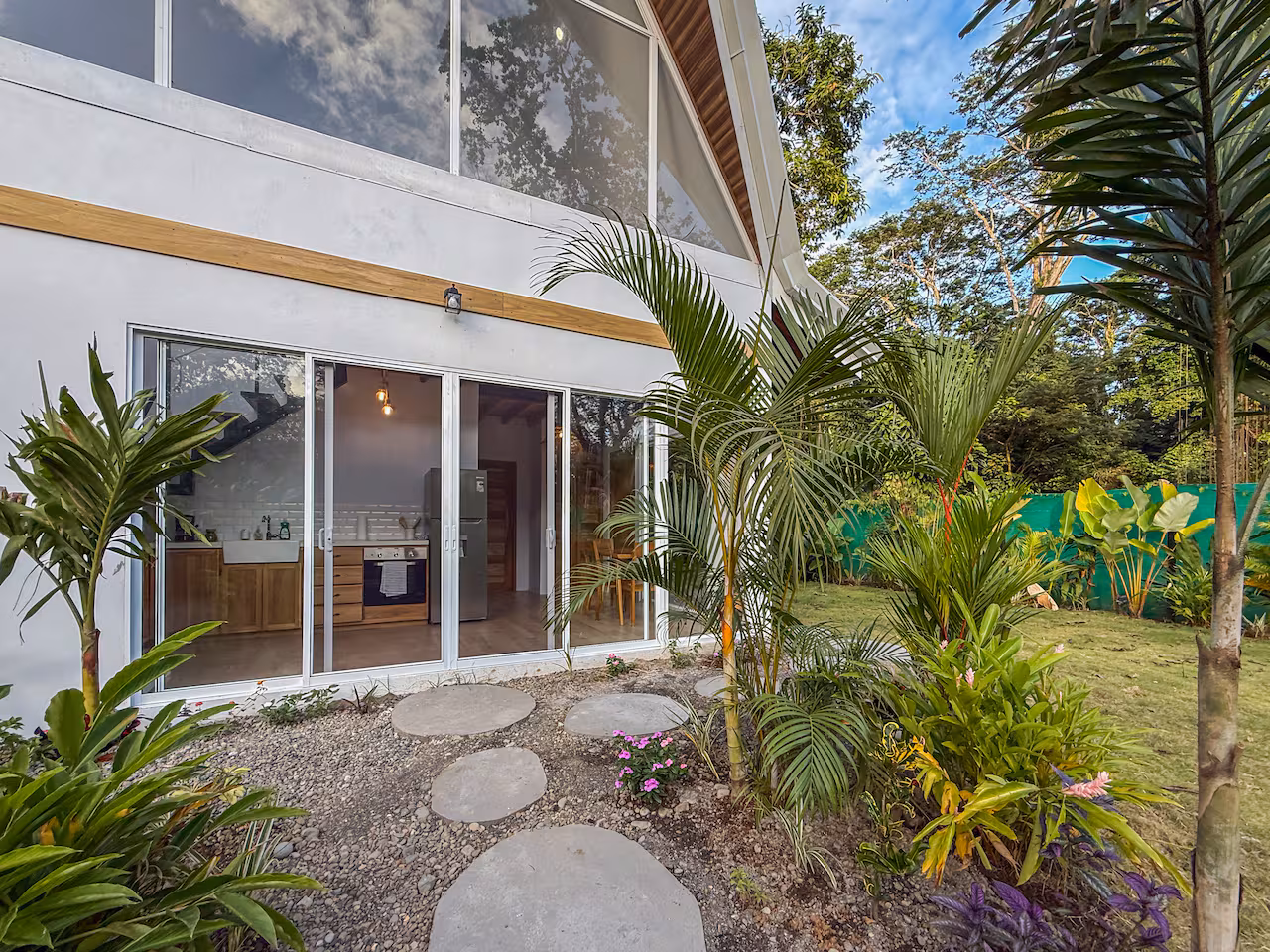 Crystal Jungle Villa A-frame architecture